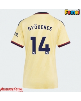 Arsenal Viktor Gyokeres #14 Tricou Fotbal Replică 2026-27 Femei Treilea Arsenal Viktor Gyokeres #14 Tricou Fotbal Replică 2026-27 Femei Treilea